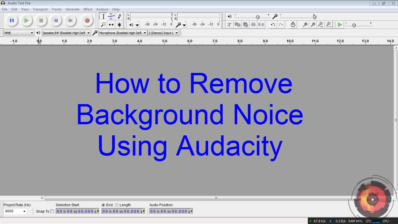 How-to-Remove-Background-Noice-Using-Audacity
