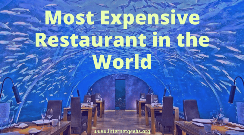 Most-Expensive-Restaurant-in-The-World