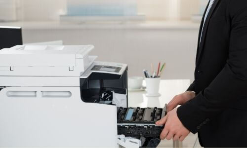 Adjust The Printer Tray