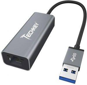 Techkey USB to RJ45 Gigabit LAN Ethernet Adapter