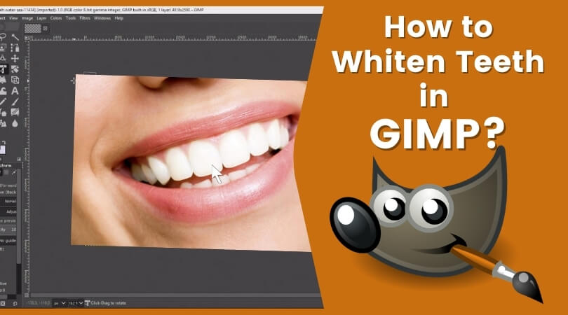 How to Whiten Teeth in GIMP
