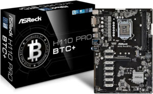 ASRock H110 Pro BTC+ Mining Motherboard